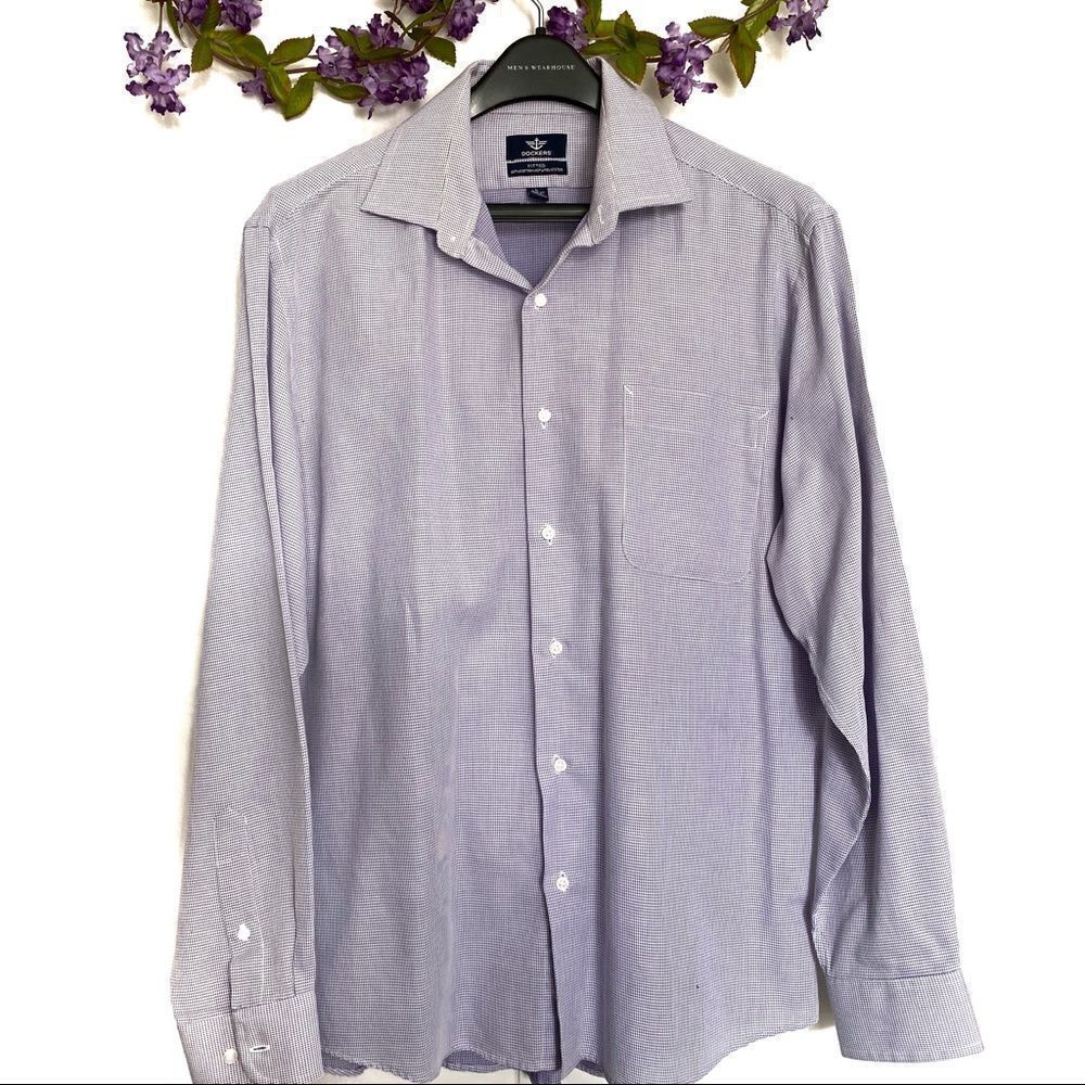Dockers Long Sleeve Fitted Button Down Collared 